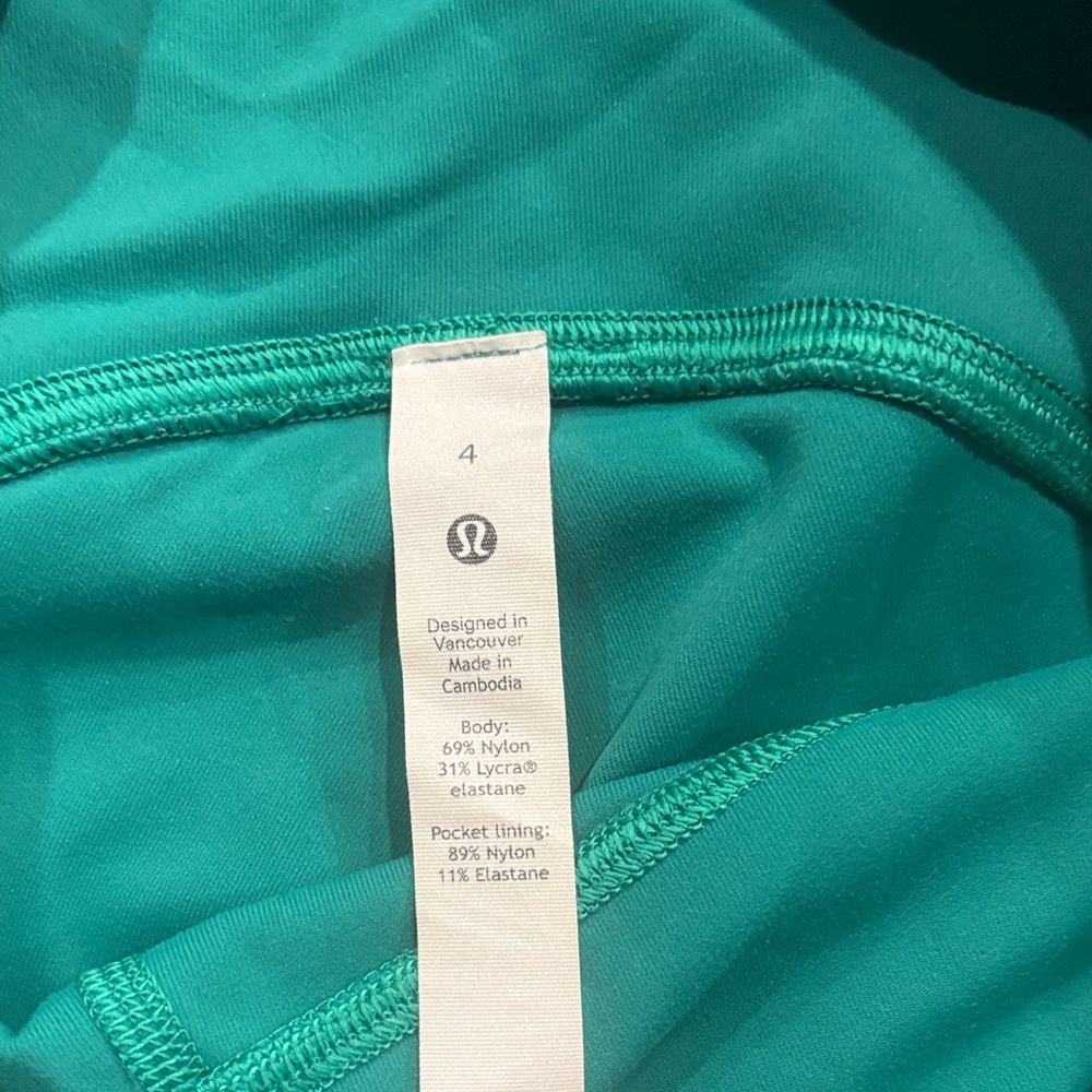 lululemon athletica Teal Leggings - Picture 2 of 2